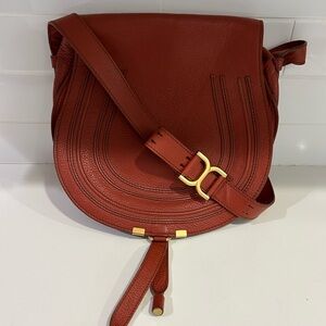 Chloe Solid Leather Crossbody Bag